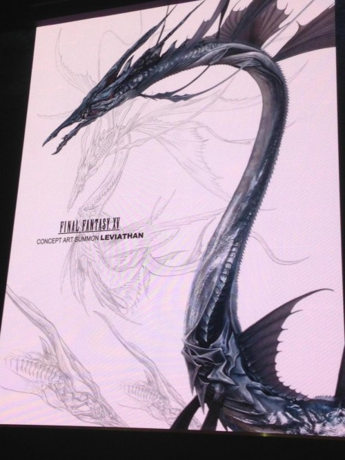 Final Fantasy XV Leviathan Artwork
