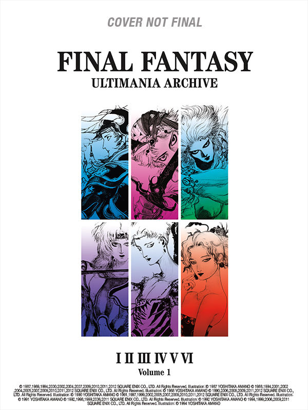 dark horse comics final fantasy ultimania archive volume 1