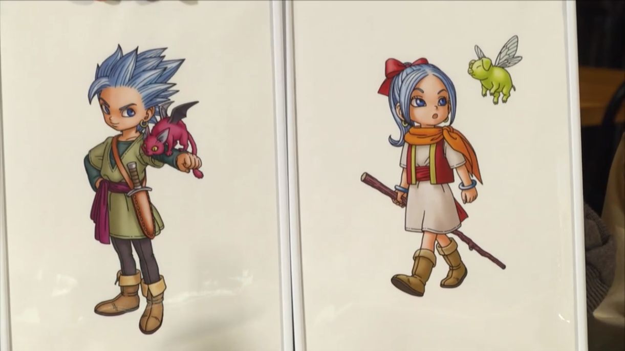 New Dragon Quest Monsters Artwork of Erik and Mia