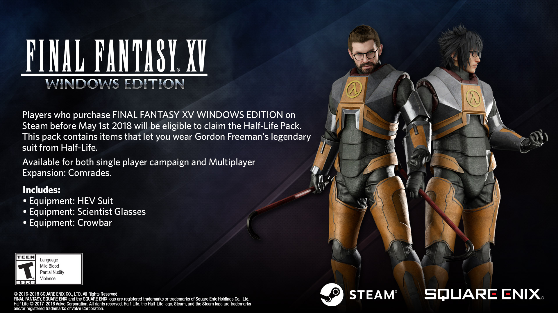Final Fantasy XV Windows Half-Life Pack