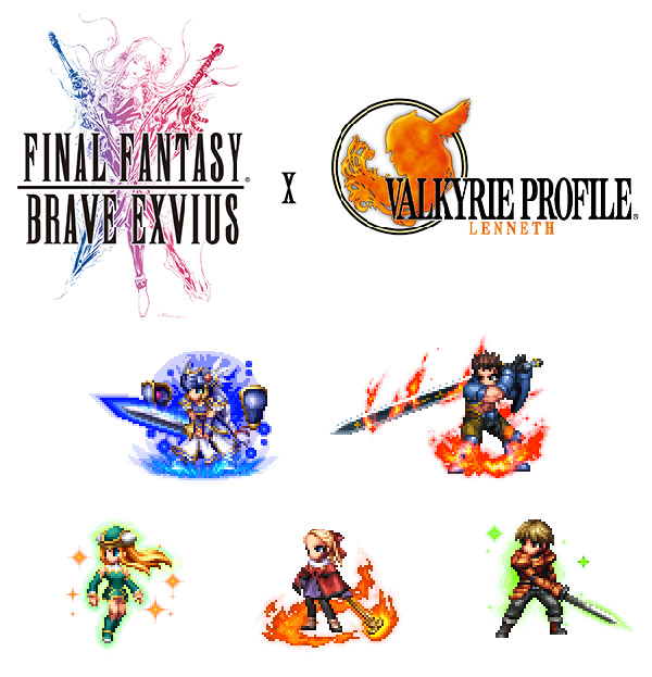 Final Fantasy Brave Exvius x Valkyrie Profile Collaboration