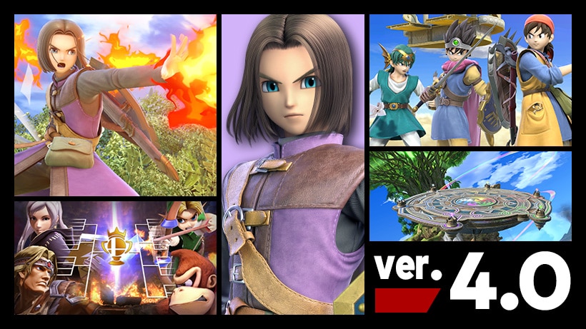 The Hero from Dragon Quest and all of the latest additions coming to Super Smash Bros. Ultimate.