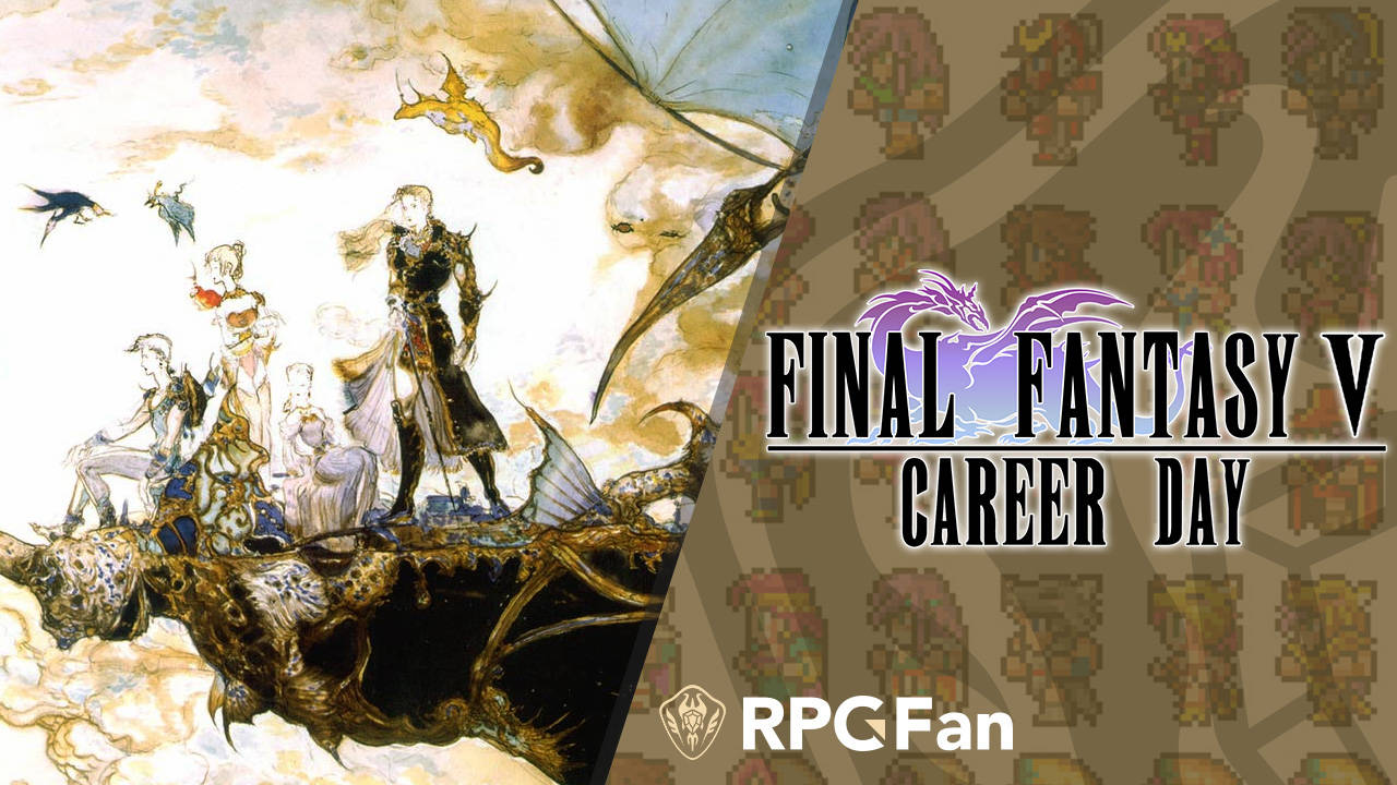 Final Fantasy V Career Day Banner