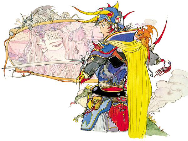 Warrior of Light (Final Fantasy) by Yoshitaka Amano
