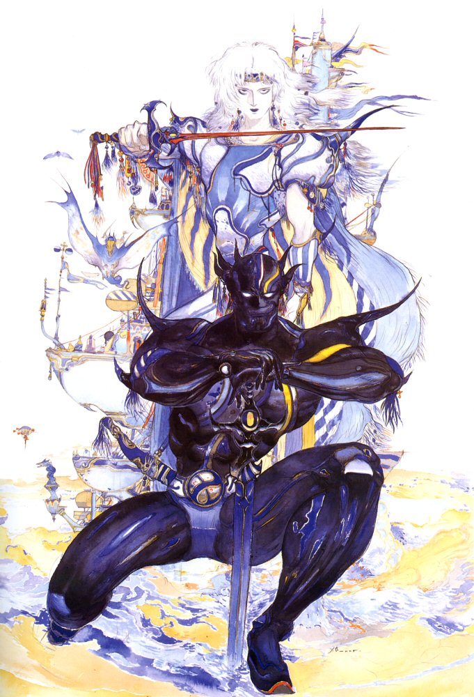 Cecil as Paladin and Dark Knight (Final Fantasy IV)
