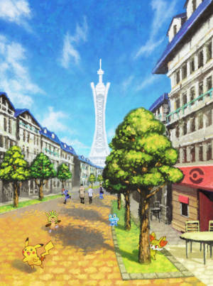 Pokemon Y Image - Lumiose City