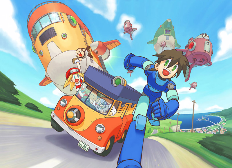 Mega Man Legends Artwork