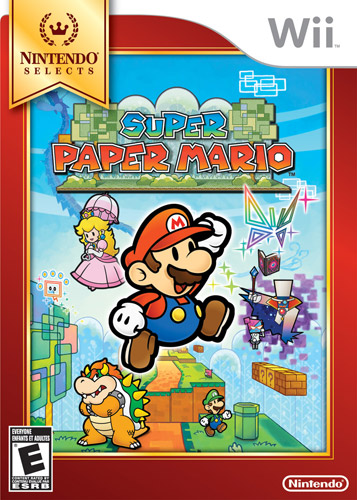 Super Paper Mario Nintendo Selects Packaging
