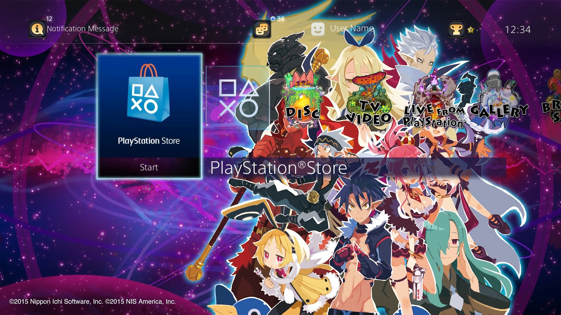 disgaea 5 PS4 theme