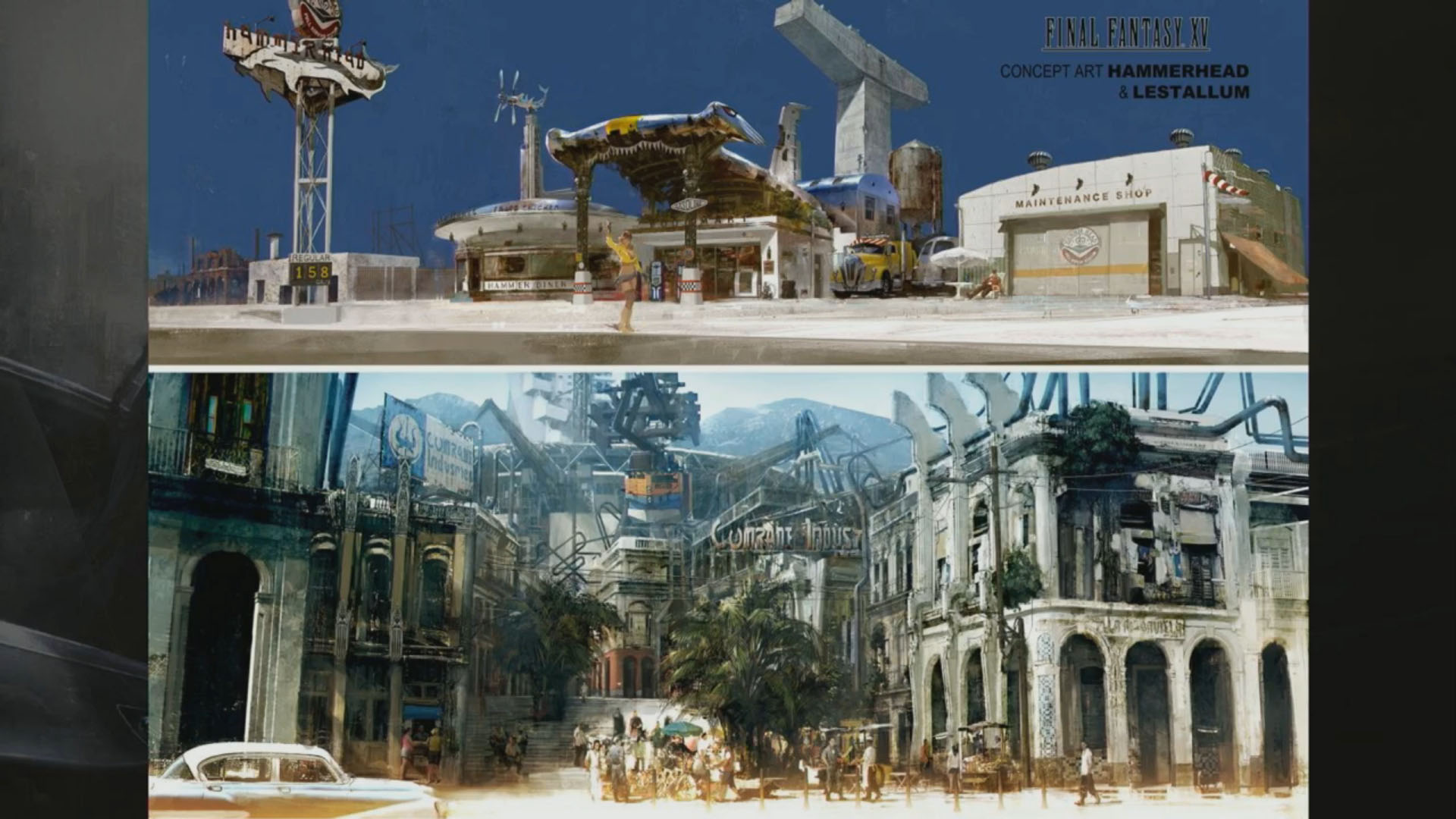 final fantasy xv hammerhead lestallum pax 2015 concept art