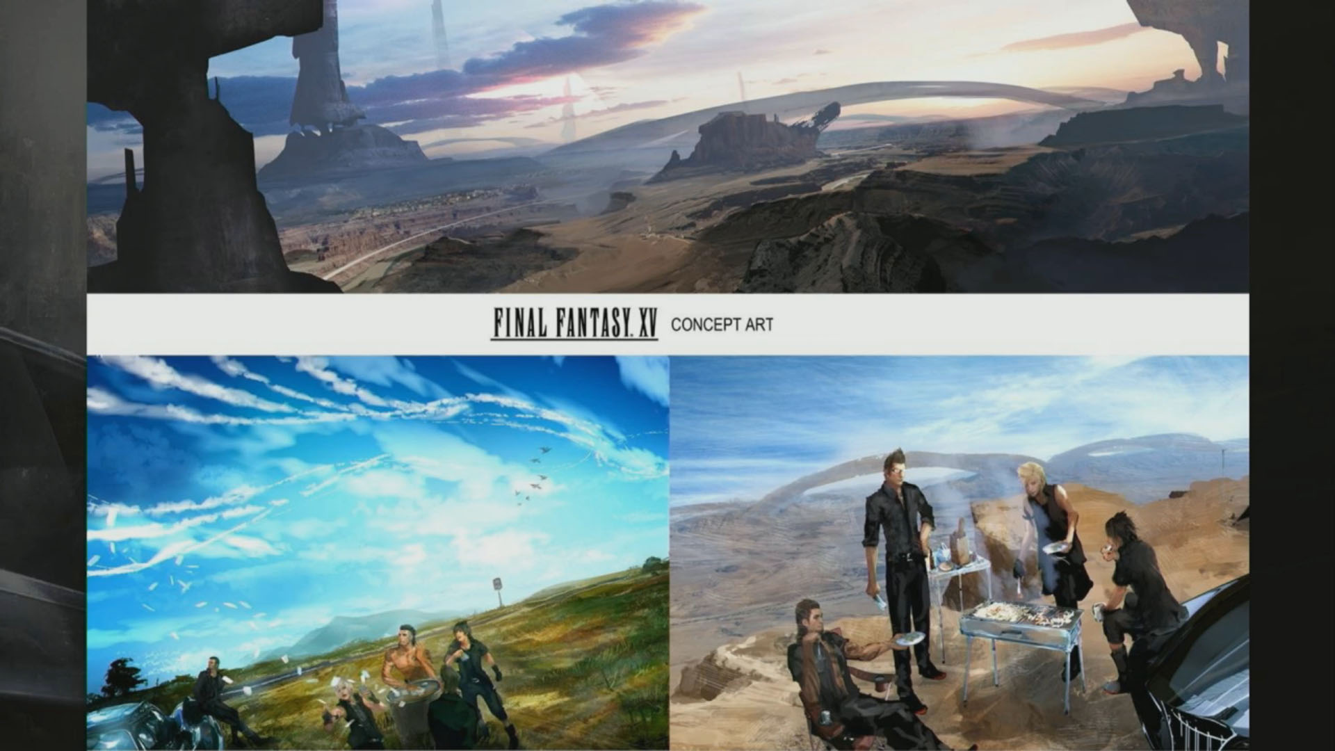 final fantasy xv concept art open world pax 2015