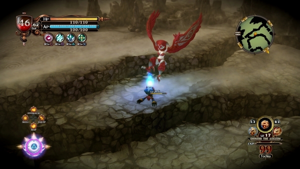 witch and the hundred knight harpy gameplay