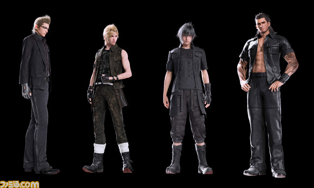 final fantasy xv cast cg full render