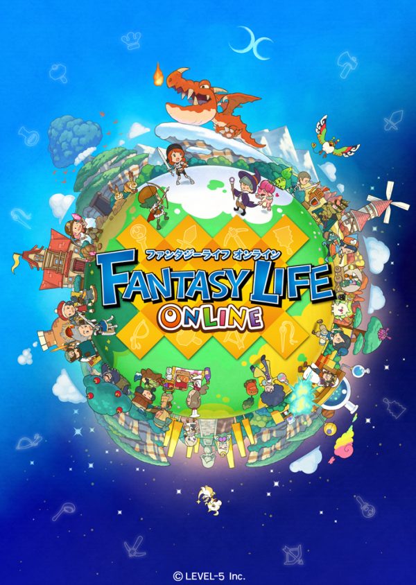 The main visual art for Level-5's upcoming mobile RPG, Fantasy Life Online.