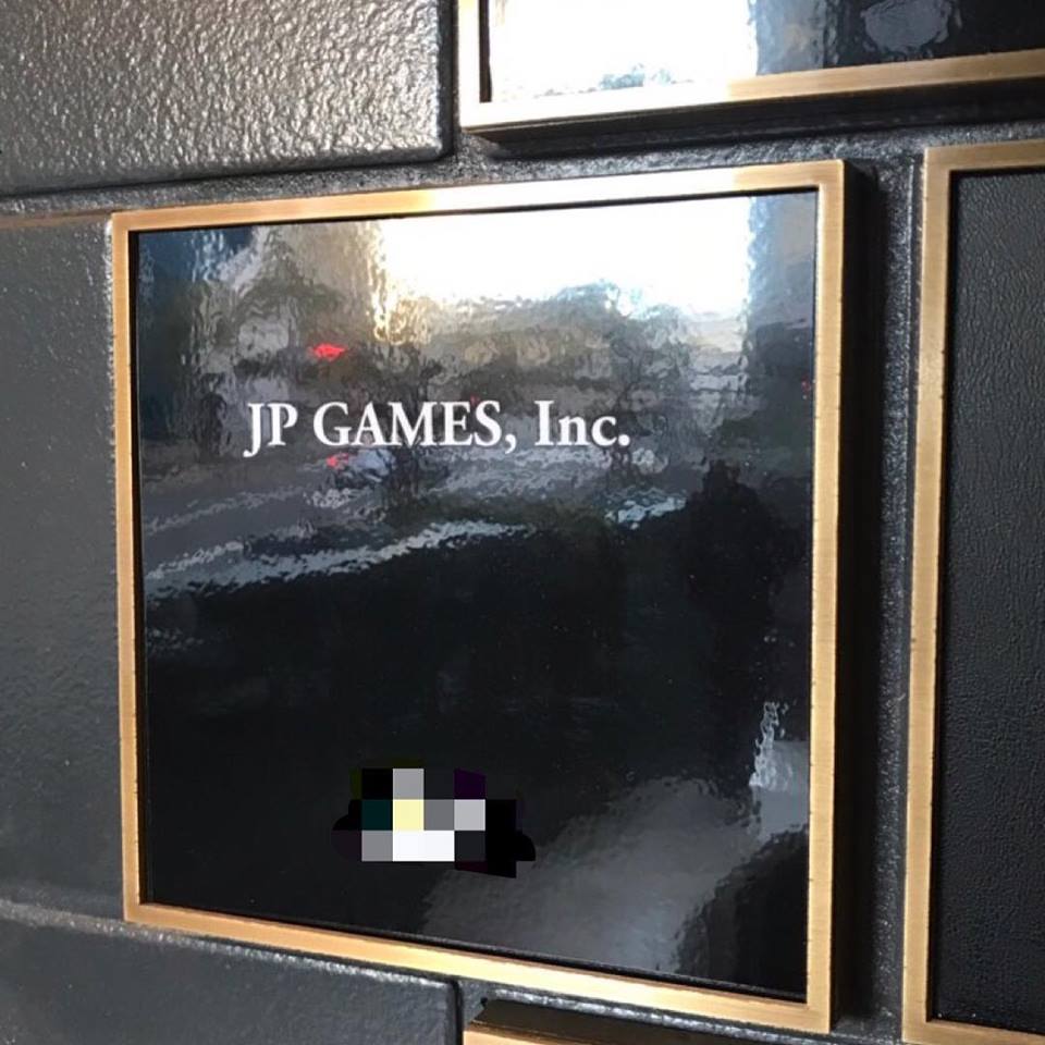 JP Games studio faceplate